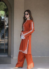 RUSTIC -ORANGE 2 PIECE