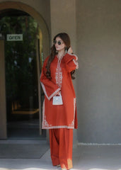 RUSTIC -ORANGE 2 PIECE