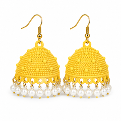 Lemon Pearl Jhumki