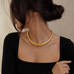Pair of GleamX Gold Choker and handcuff