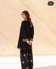 Black Golden Embroidered 2 PC