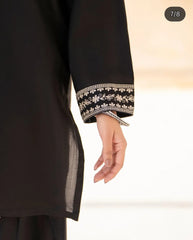 Black Golden Embroidered 2 PC
