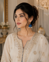 NavyPearl Jhumki