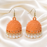 Apricot Glow Jhumki