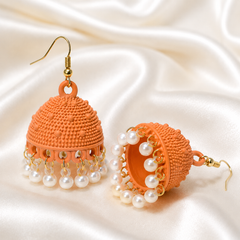 Apricot Glow Jhumki