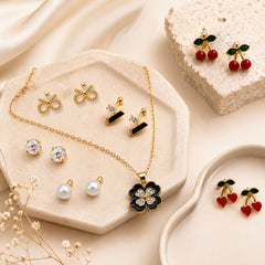 Midnight Bloom Jewelry Set