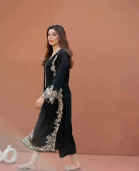 Black Eyed Embroidered  2PCS