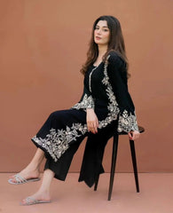 Black Eyed Embroidered  2PCS