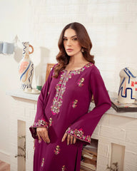 Rosebud Embroidered 2PCS