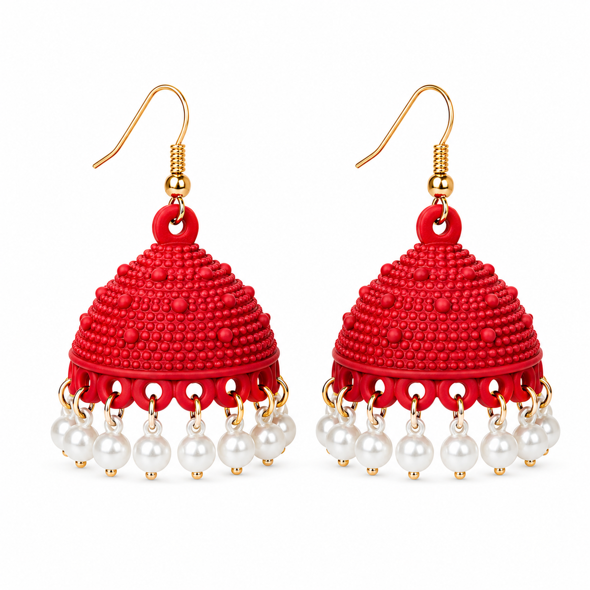 Cherry Pearl Jhumki