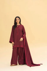 Meherza 3pc Embroidered