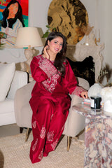 Red Embroidered 2 PC