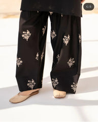 Black Golden Embroidered 2 PC
