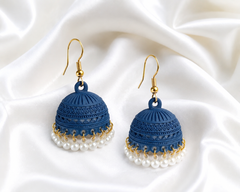 NavyPearl Jhumki