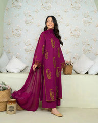 Amber 3-Piece (Simple Chiffon Dupatta)