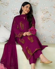 Amber 3-Piece (Simple Chiffon Dupatta)