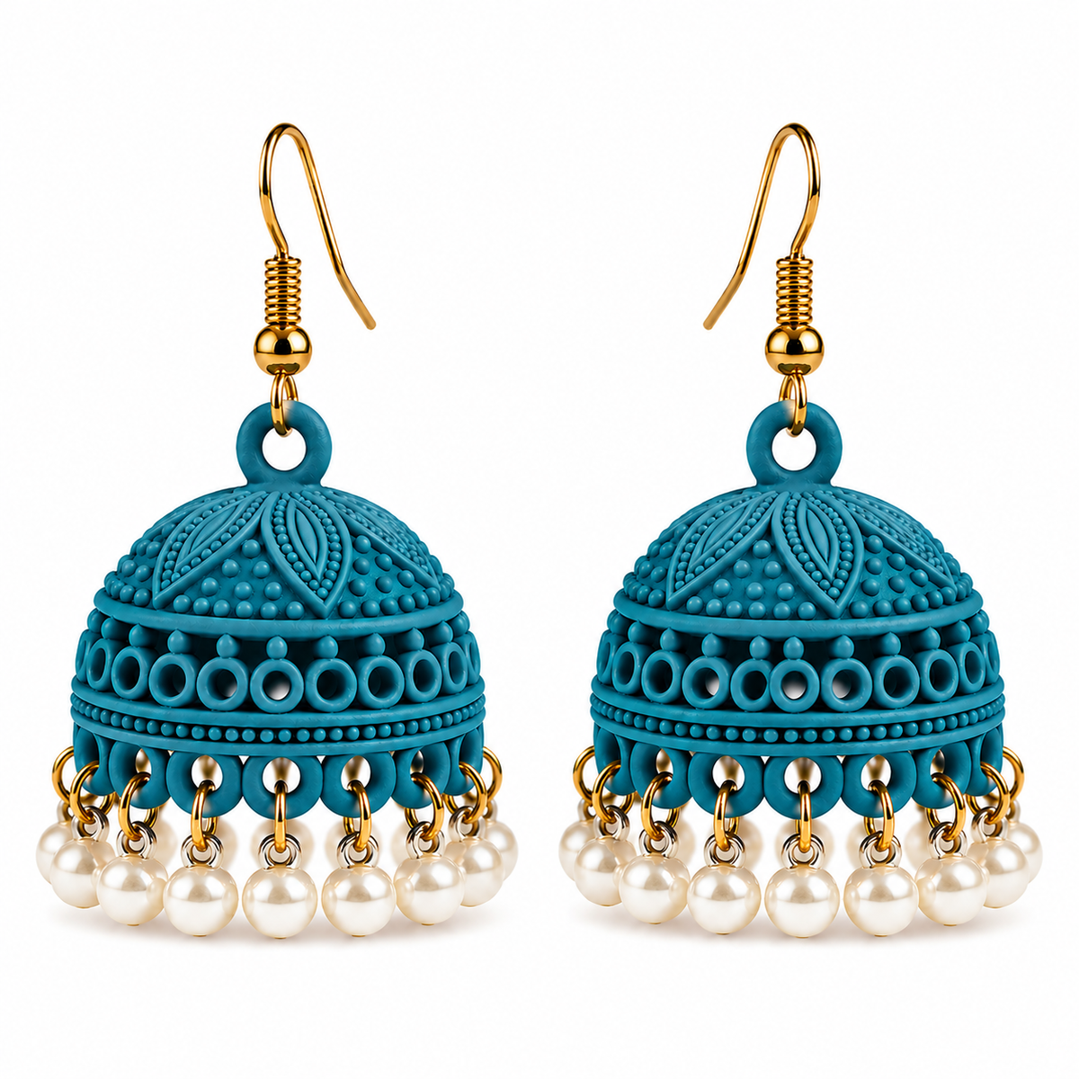 TealPearl Jhumki