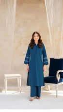 Pocket Luxe Embroidered 2 PC