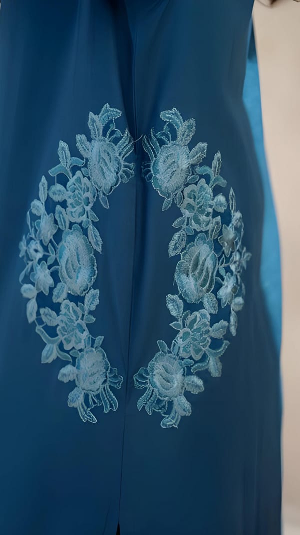Pocket Luxe Embroidered 2 PC