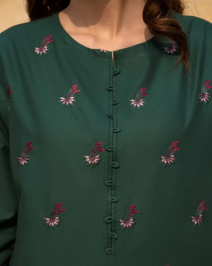 Green Zinnias - 3 PIECE