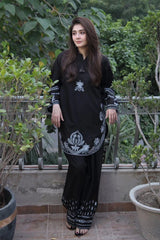 DURE Embroidered Dhanak stitched 2PC Set