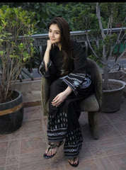 DURE Embroidered Dhanak stitched 2PC Set