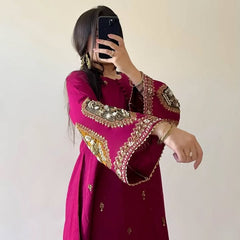 Zincorus 2- Pc Embroidered