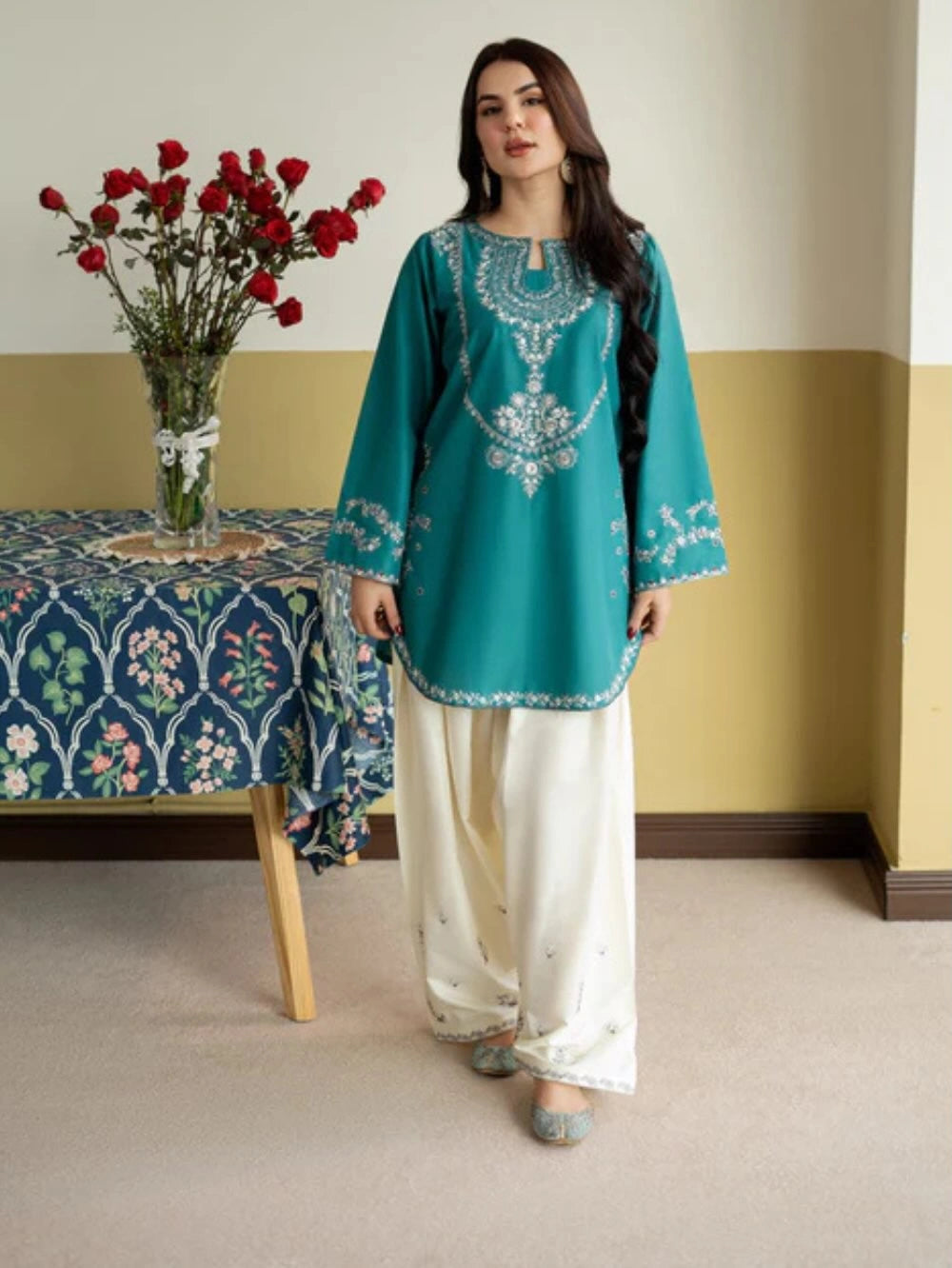 Asaish 2 PC Embroidered