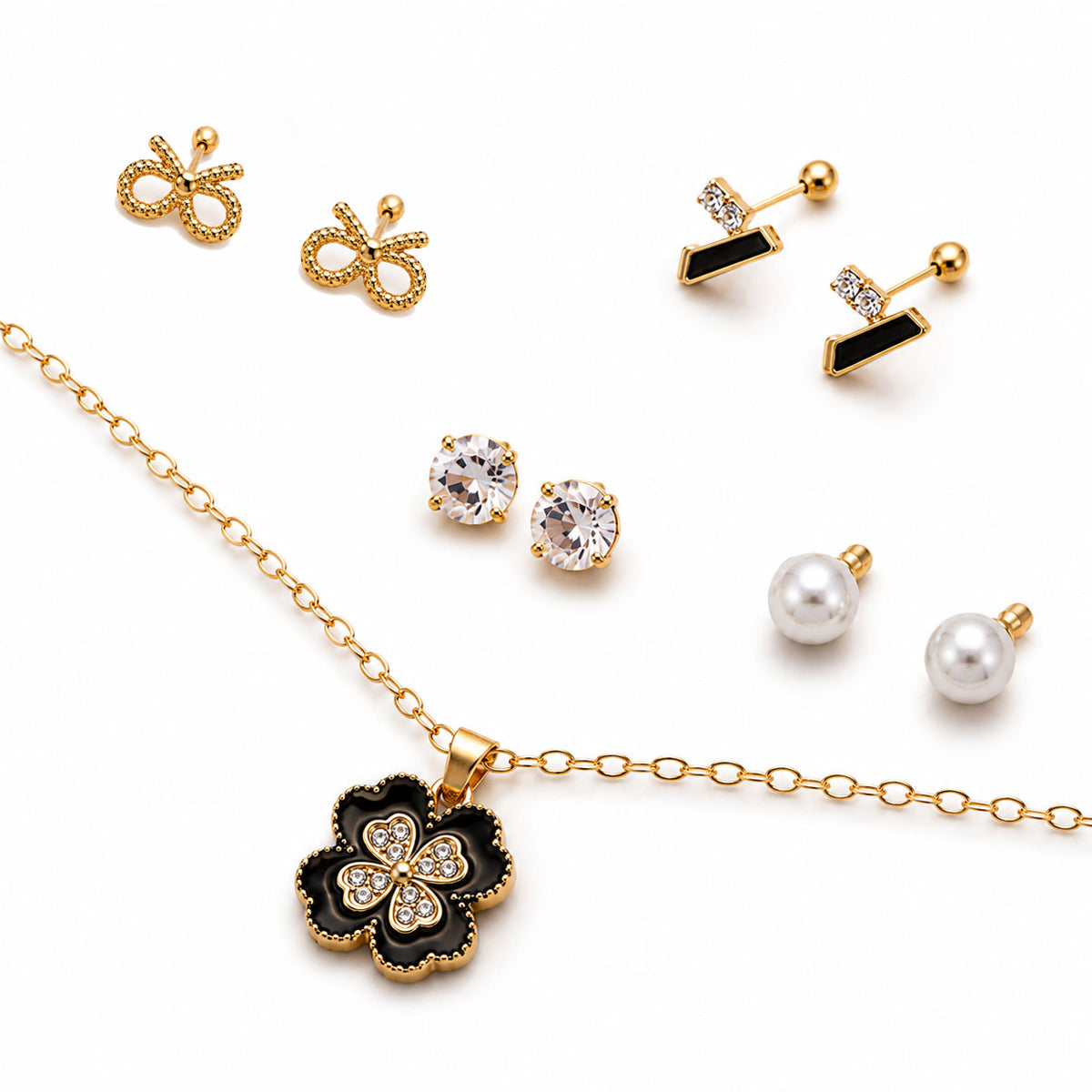 Midnight Bloom Jewelry Set
