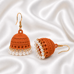 TerracottaPearl Jhumki