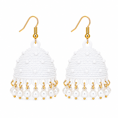 Pearl White Jhumki